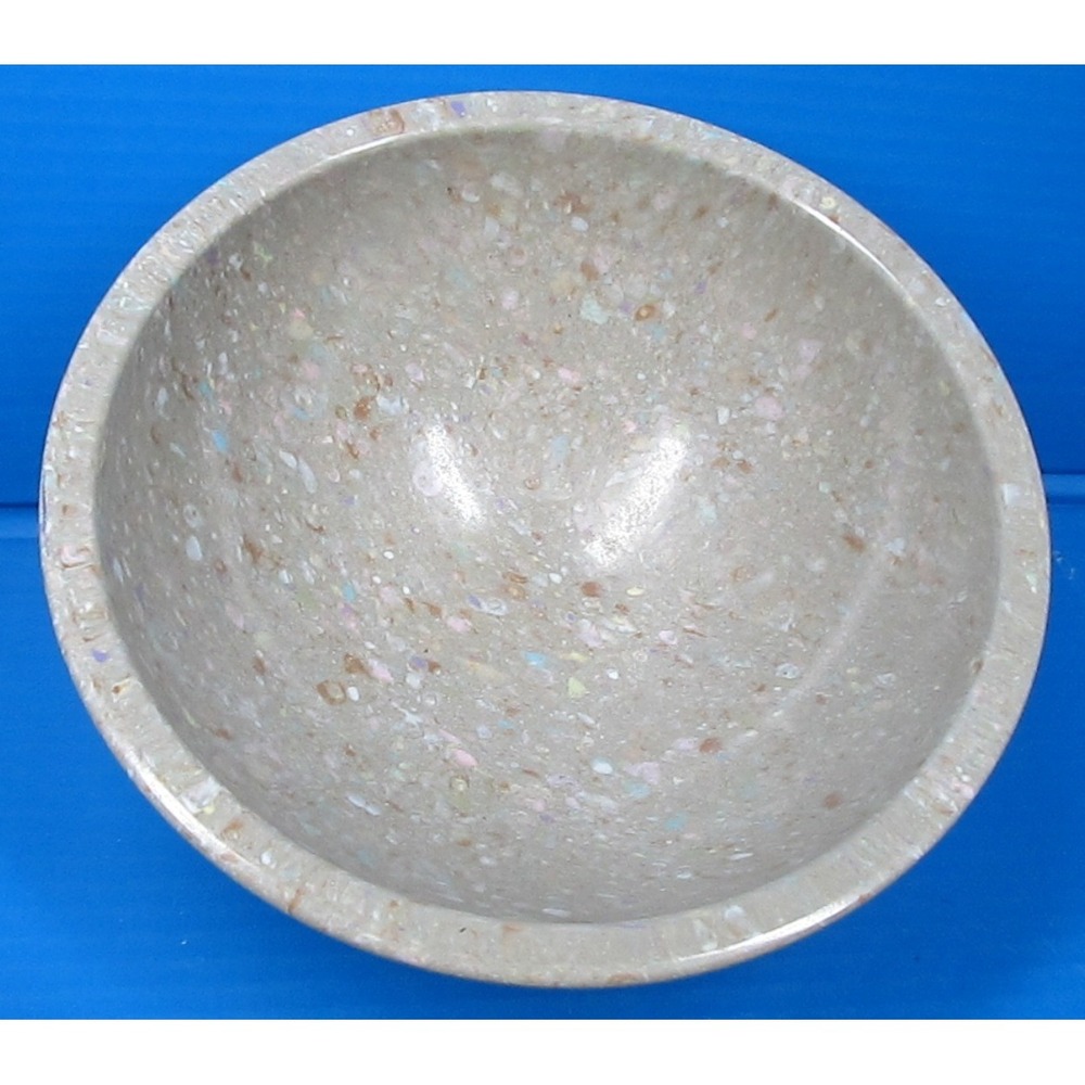 Vintage TEXAS WARE #118 Tan Confetti Melmac Mixing Bowl 10"